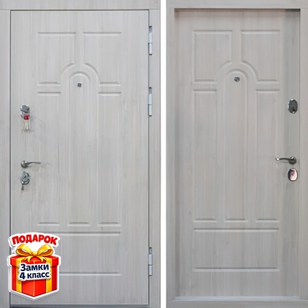 Металлическая дверь с МДФ ПВХ с обеих сторон