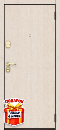 Металлическая дверь с ламинатом снаружи и внутри
