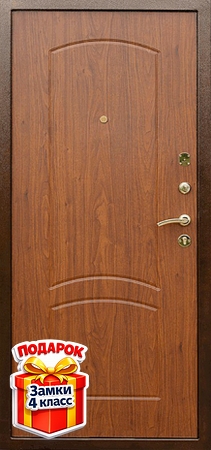 Металлическая дверь с отделкой ламинатом и МДФ ПВХ