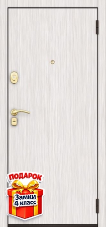 Металлическая дверь с отделкой ламинатом и МДФ ПВХ