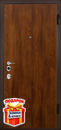 Металлическая дверь с ламинатом и МДФ ПВХ