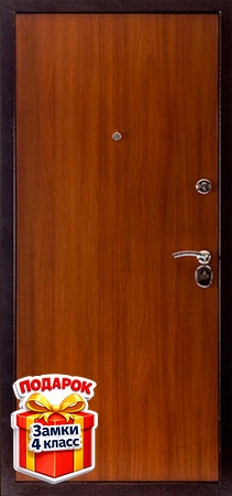 Металлическая дверь с ламинатом с обеих сторон