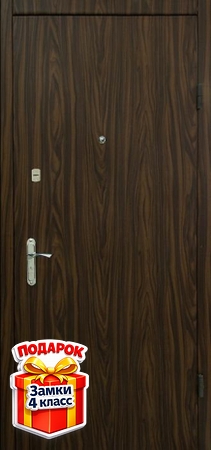 Металлическая дверь с ламинатом с обеих сторон