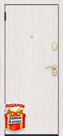 Металлическая дверь с ламинатом с двух сторон