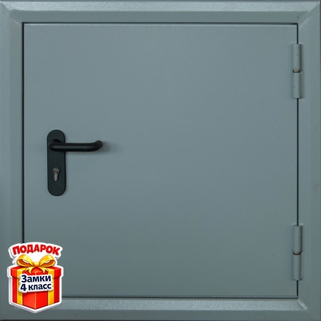 Противопожарный люк темно-серого цвета