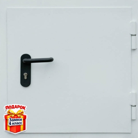 Противопожарный люк с белым порошковым напылением