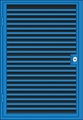 Одностворчатые жалюзийные ставни