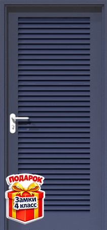 Металлическая дверь для трансформаторных с вентиляцией и порошковым напылением