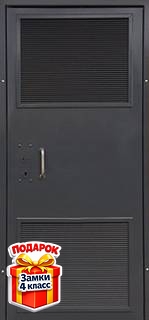 Металлическая дверь для трансформаторных с вентиляцией и порошковым напылением