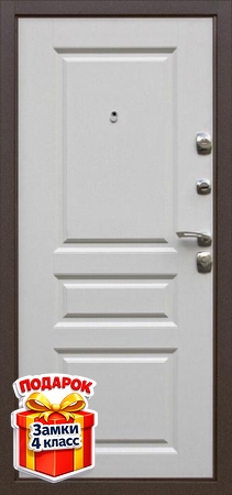 Металлическая дверь с терморазрывом, порошковым напылением и МДФ RAL