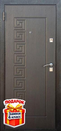 Металлическая дверь с терморазрывом и отделкой МДФ с обеих сторон