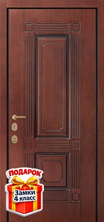 Металлическая дверь с терморазрывом и панелями МДФ с обеих сторон