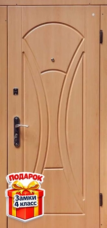 Металлическая дверь с терморазрывом и отделкой МДФ снаружи и внутри