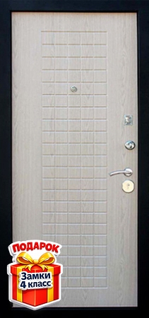 Металлическая дверь с терморазрывом и панелями МДФ с двух сторон