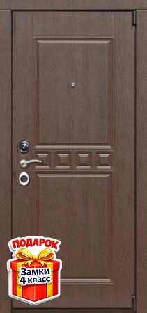 Металлическая дверь с терморазрывом и панелями МДФ с двух сторон