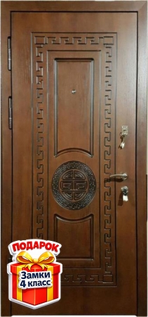 Металлическая дверь с терморазрывом и панелями МДФ снаружи и внутри