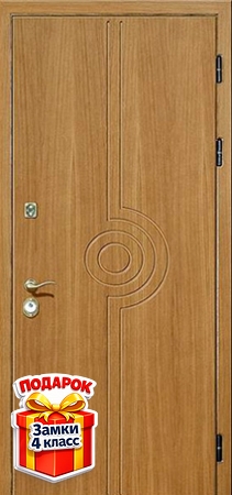 Металлическая дверь с терморазрывом и панелями МДФ снаружи и внутри