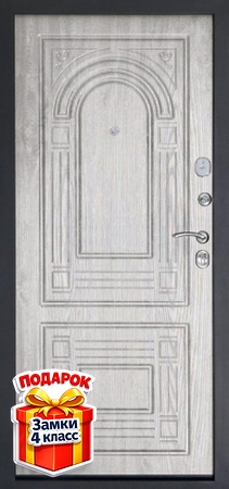 Металлическая дверь с терморазрывом и отделкой панелями МДФ снаружи и внутри