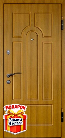 Металлическая дверь с терморазрывом и отделкой панелями МДФ снаружи и внутри