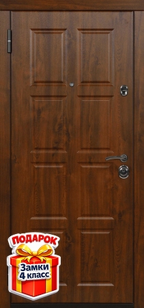 Металлическая дверь с терморазрывом, порошковым напылением и панелью МДФ ПВХ