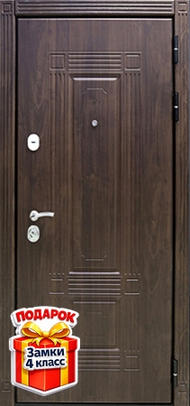 Металлическая дверь с терморазрывом и панелями МДФ с обеих сторон