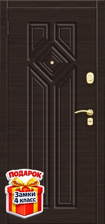 Металлическая дверь с терморазрывом и панелями МДФ с двух сторон