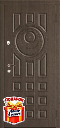 Металлическая дверь с терморазрывом и панелями МДФ с двух сторон