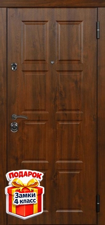 Металлическая дверь с терморазрывом и панелями МДФ снаружи и внутри