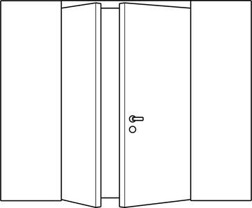 Полуторная с боковыми фрамугами RL Полуторная с боковыми фрамугами RL