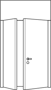 Полуторная с фрамугой T Полуторная с фрамугой T